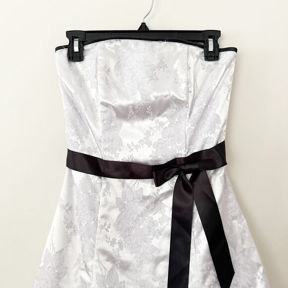 Gunne Sax Jessica McClintock Vintage Party Dress SZ 3/4 Strapless Tulle Prom NWT - Picture 2 of 8